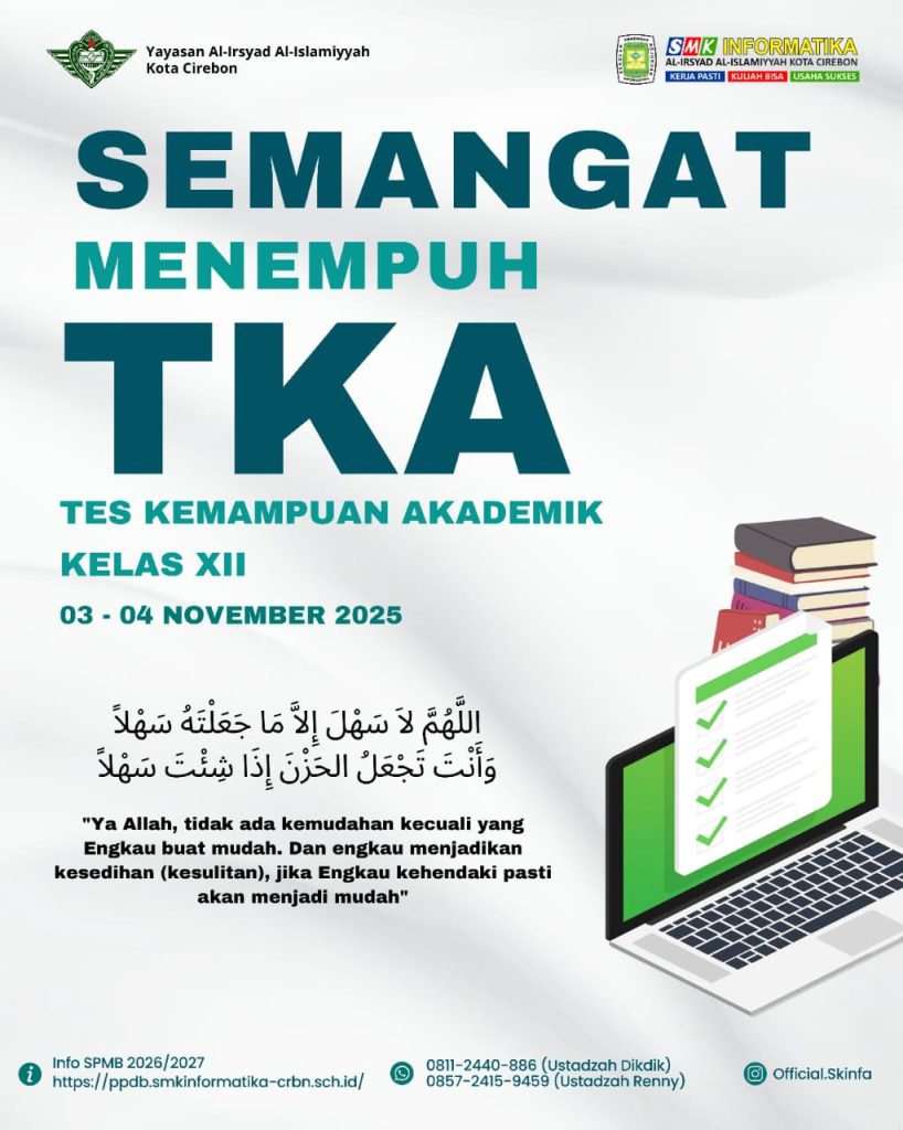 SMK Informatika Al-Irsyad Al-Islamiyyah Cirebon Siapkan Siswa Hadapi TKA 2025 Lewat Program Pengayaan Akademik Eksklusif whatsapp image 2025 11 03 at 04.21.04